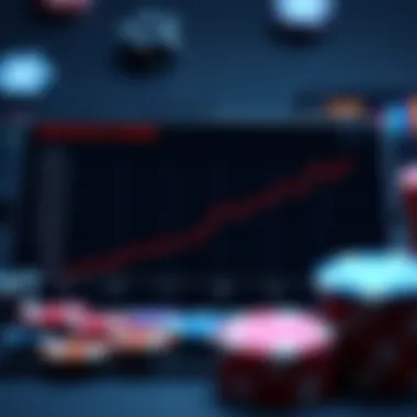 Graph depicting performance metrics of different betting applications