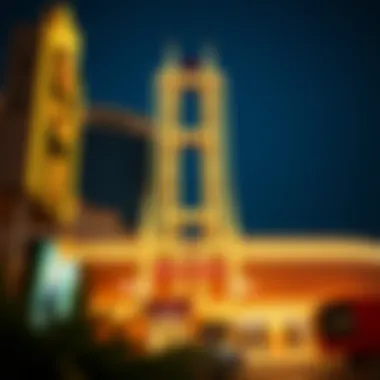 Budget-friendly hotel exterior in Vegas