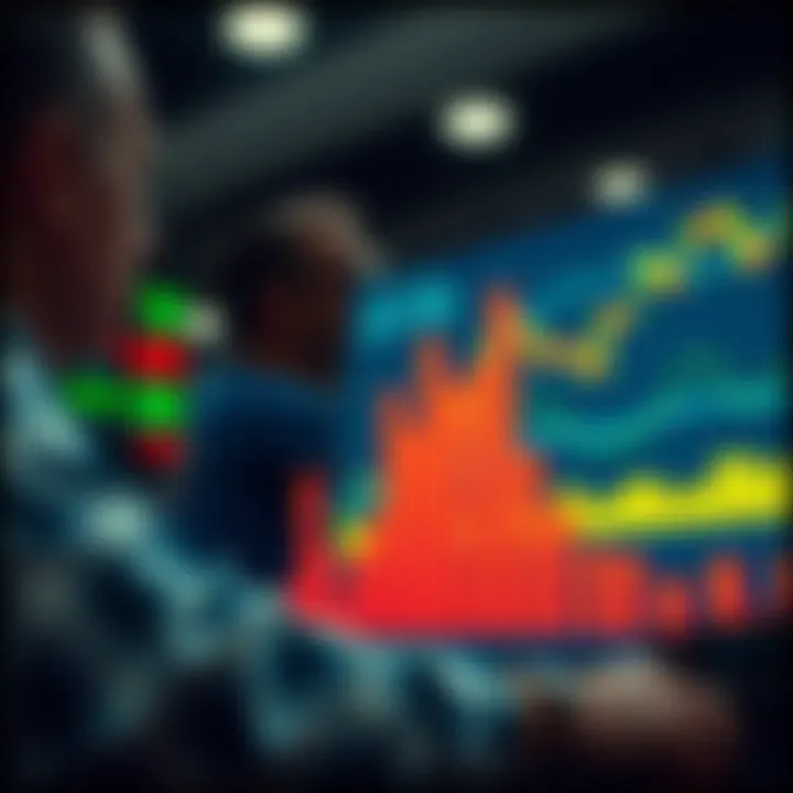 Visual representation of data analysis in wagering