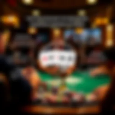 Graphic depicting the psychological aspects of poker decision-making