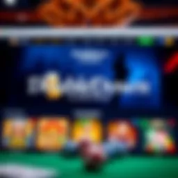 Dynamic homepage of DoubleDown Casino showcasing top games