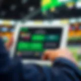 User-friendly interface of DraftKings Sportsbook iPad app