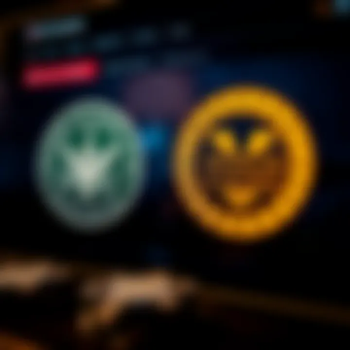 Regulatory badges displayed on a website