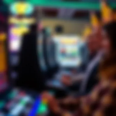 Winning Moment on Affordable Slots A thrilling moment captured as a player wins on an inexpensive slot machine