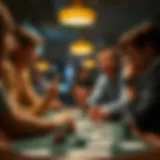 Virtual card game interaction among friends