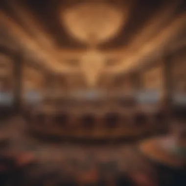 Luxurious Casino Atmosphere Luxurious casino interior at night