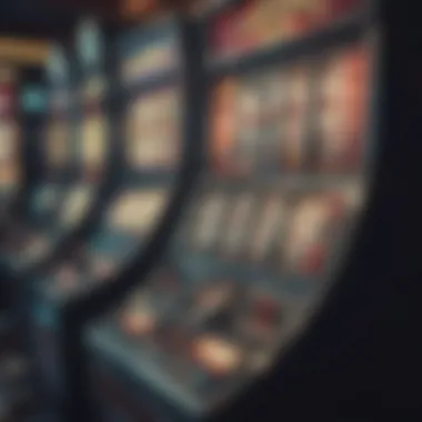 Close-up of popular slot machines available for free play