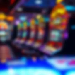 Visual representation of free slot machines with vibrant colors
