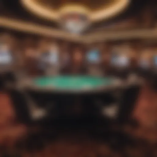 A high-definition view of a live MD casino table with virtual dealers