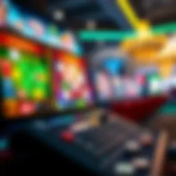 Exciting online casino interface showcasing various games