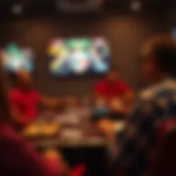 Virtual poker game setup with friends