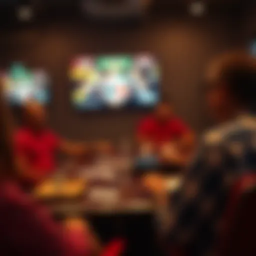 Virtual poker game setup with friends