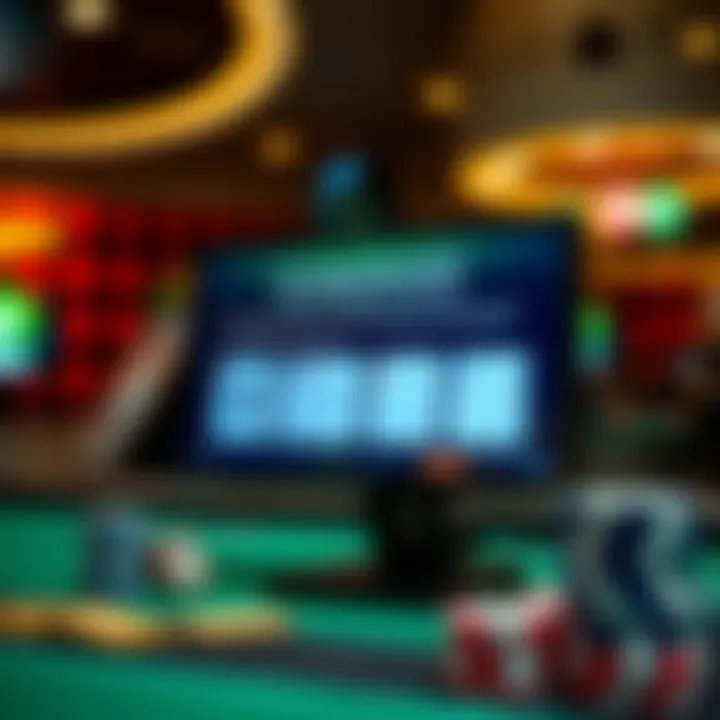 Responsible gambling information displayed on a poker site