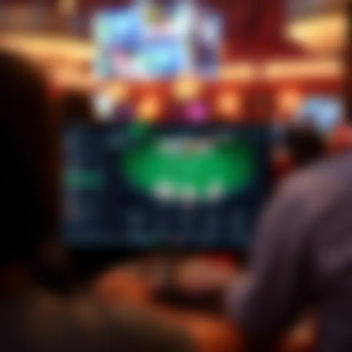 User-friendly interface of a popular poker platform