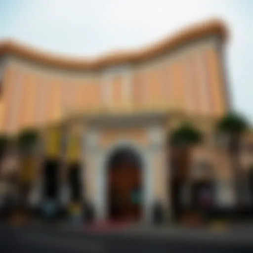 Exterior view of the Golden Nugget Hotel and Casino showcasing its grandeur