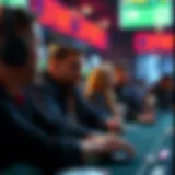 A cinematic scene depicting a thrilling sports betting moment