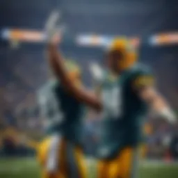 Green Bay Packers celebrating a touchdown