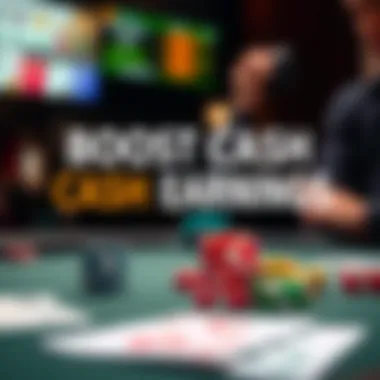 Infographic showing strategies to maximize earnings