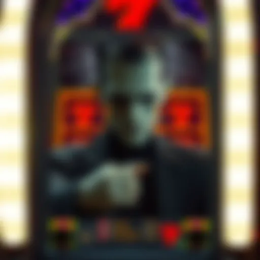 Thematic representation of Frankenstein slot machine