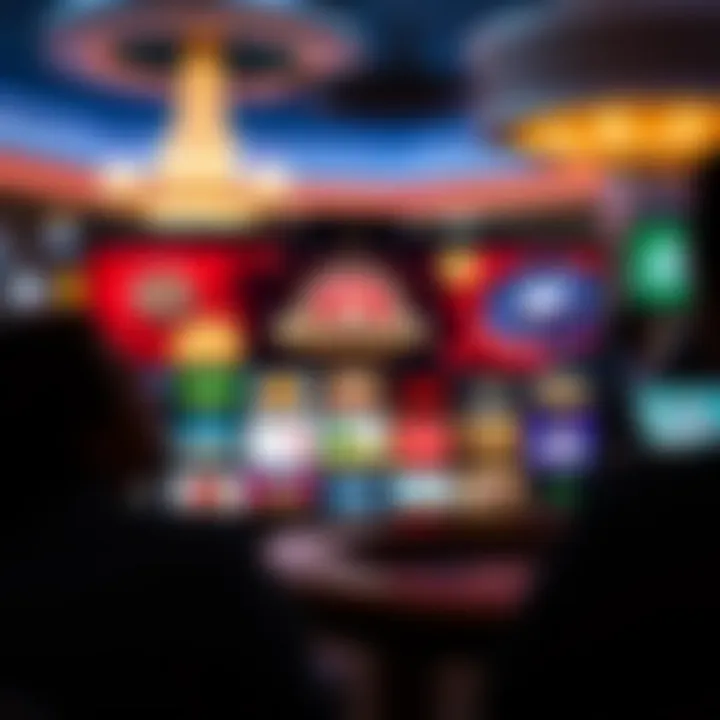An engaging online casino interface showcasing various games