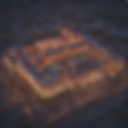 Aerial view of Indian casino in Oklahoma showcasing vibrant architecture and landscape.