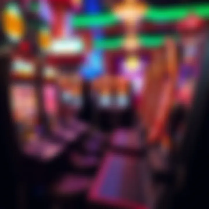 A captivating slot machine display at Las Atlantis casino