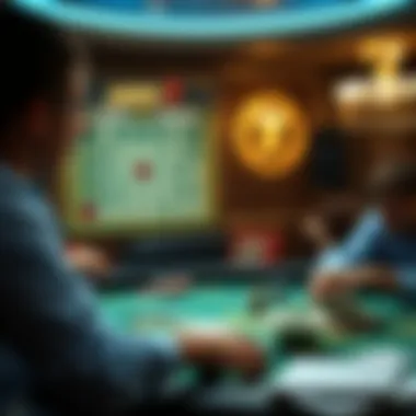 Visual representation of betting strategies used within the Lucky 7 app, emphasizing strategic thinking