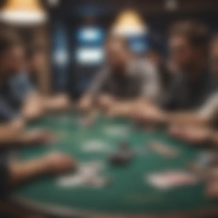 Strategic gameplay at a poker tournament table