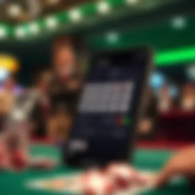 Visual representation of the PA Lottery app interface