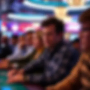 Patrons enjoying gaming without smoke distractions