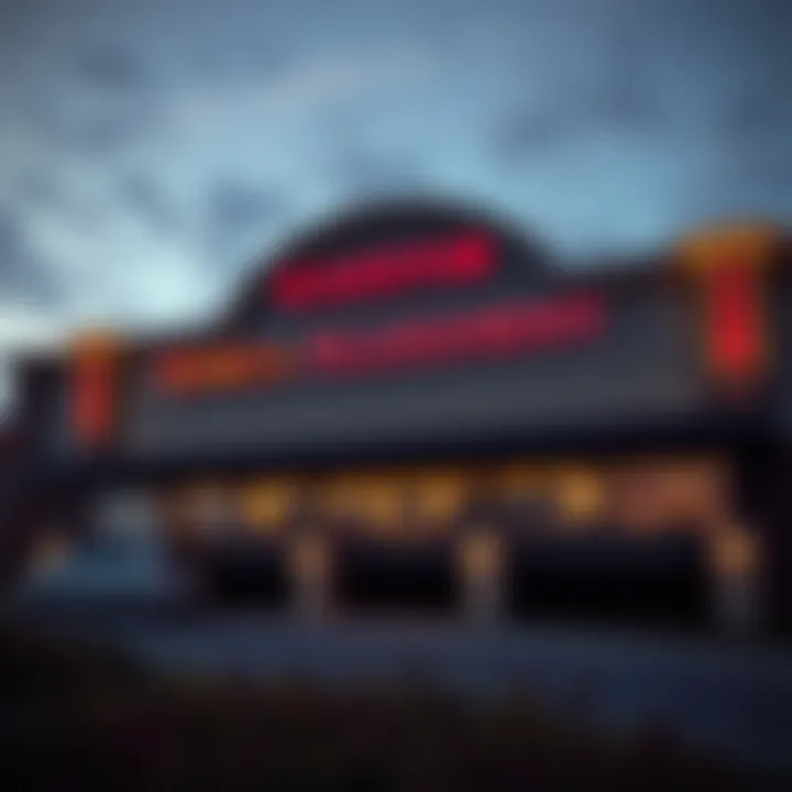Exterior view of Seneca Allegheny Casino at dusk