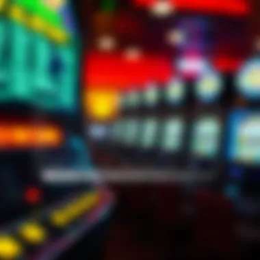 A graph illustrating payout percentages across different slot machines