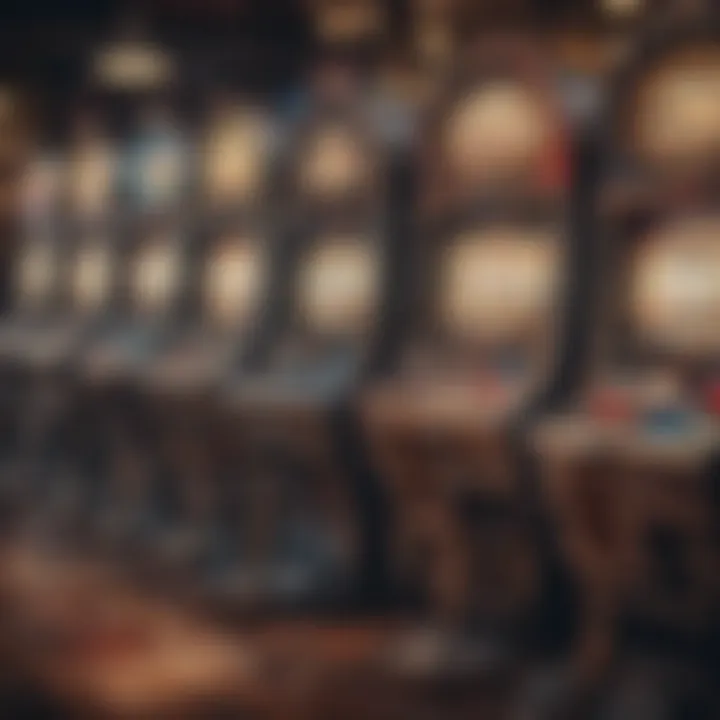 Visual representation of various slot game types