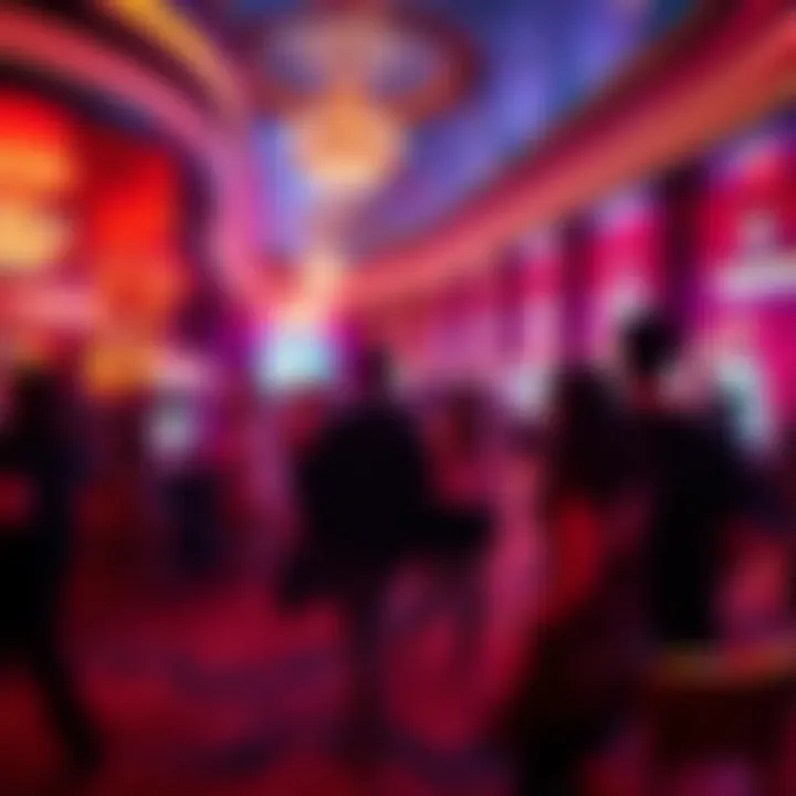 Vibrant Entertainment at Tropicana Hotel A lively event or performance taking place in the hotel’s entertainment venue