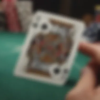 Illustration of card values in blackjack