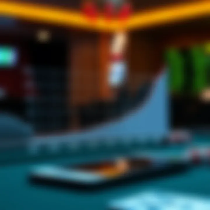 Graph illustrating gambling behavior influenced by technology