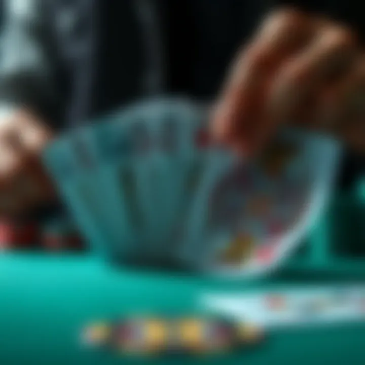 Intricate design showcasing various card marking techniques