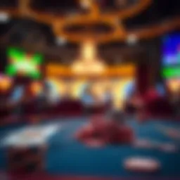 Visual representation of online gambling platforms