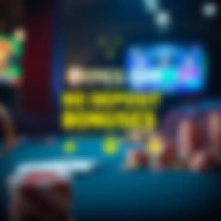 Infographic showing types of no deposit bonuses