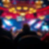 Exciting tournament atmosphere during WSOP