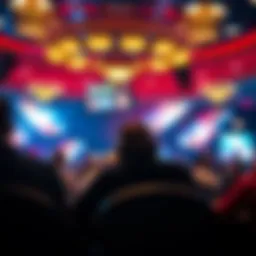 Exciting tournament atmosphere during WSOP