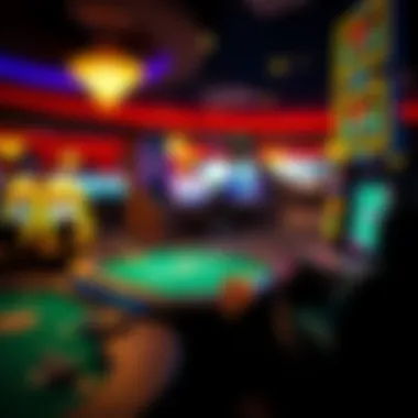 A serene image encouraging responsible gaming practices in the casino environment.